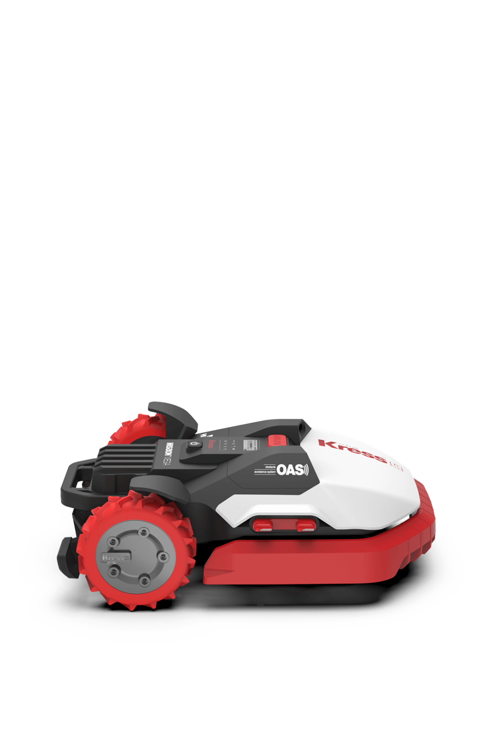KR133E La tondeuse robot Kress Mission Mega gère des pelouses jusqu'à 4 400 m²